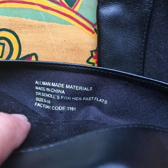 Dr. Scholl’s Black Foldable Ballet‎ Flats, Size 9-10,Large - Picture 3 of 6